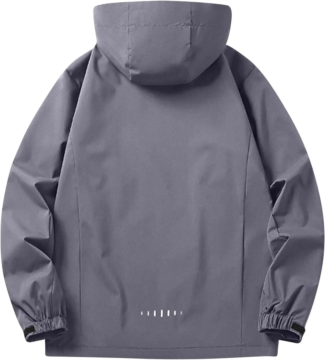 Men's Rain Jacket Light Waterproof Rain Coats Ponchos Sun Protective Outdoor Jacket with Hooded