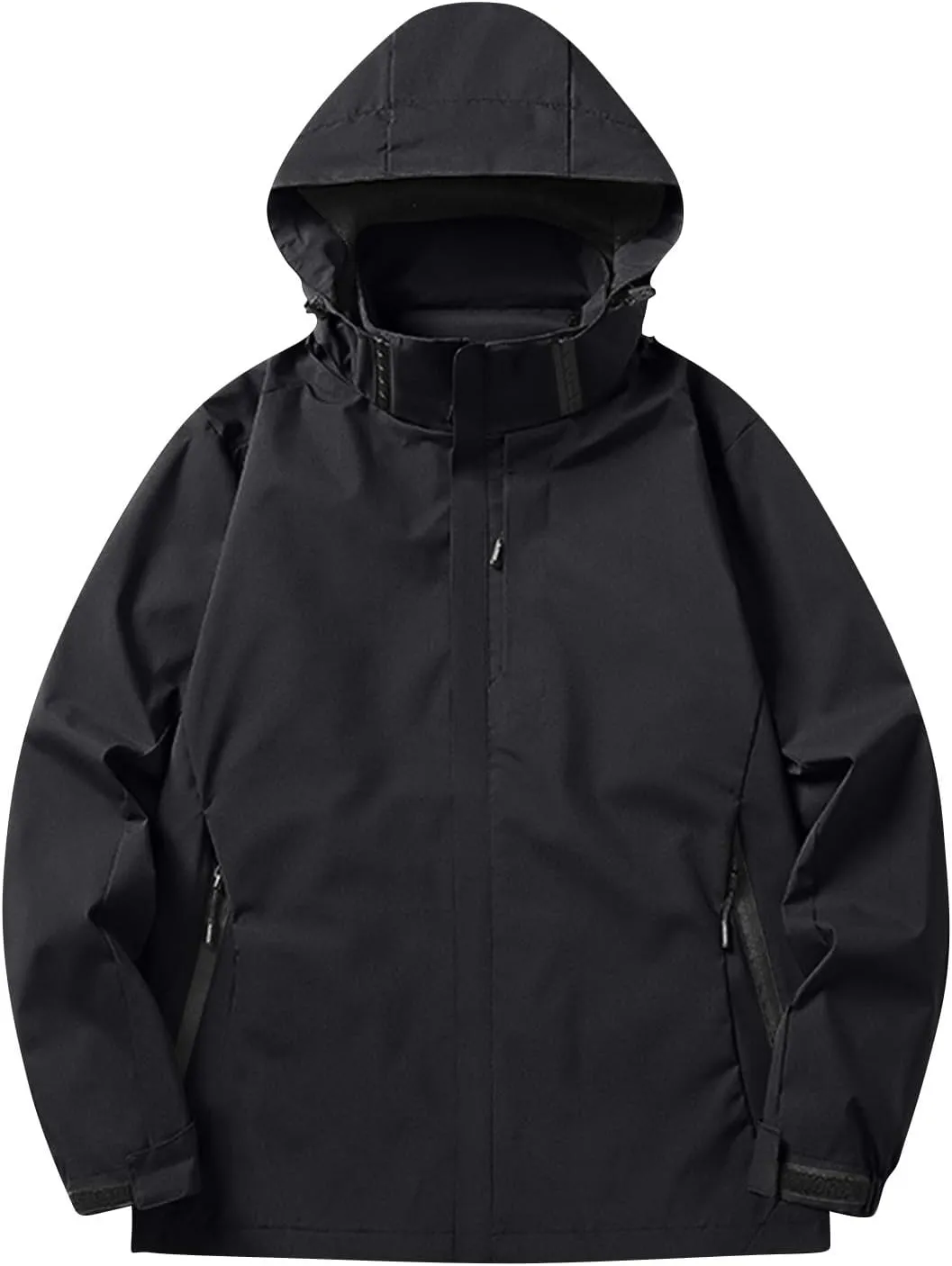 Men's Rain Jacket Light Waterproof Rain Coats Ponchos Sun Protective Outdoor Jacket with Hooded