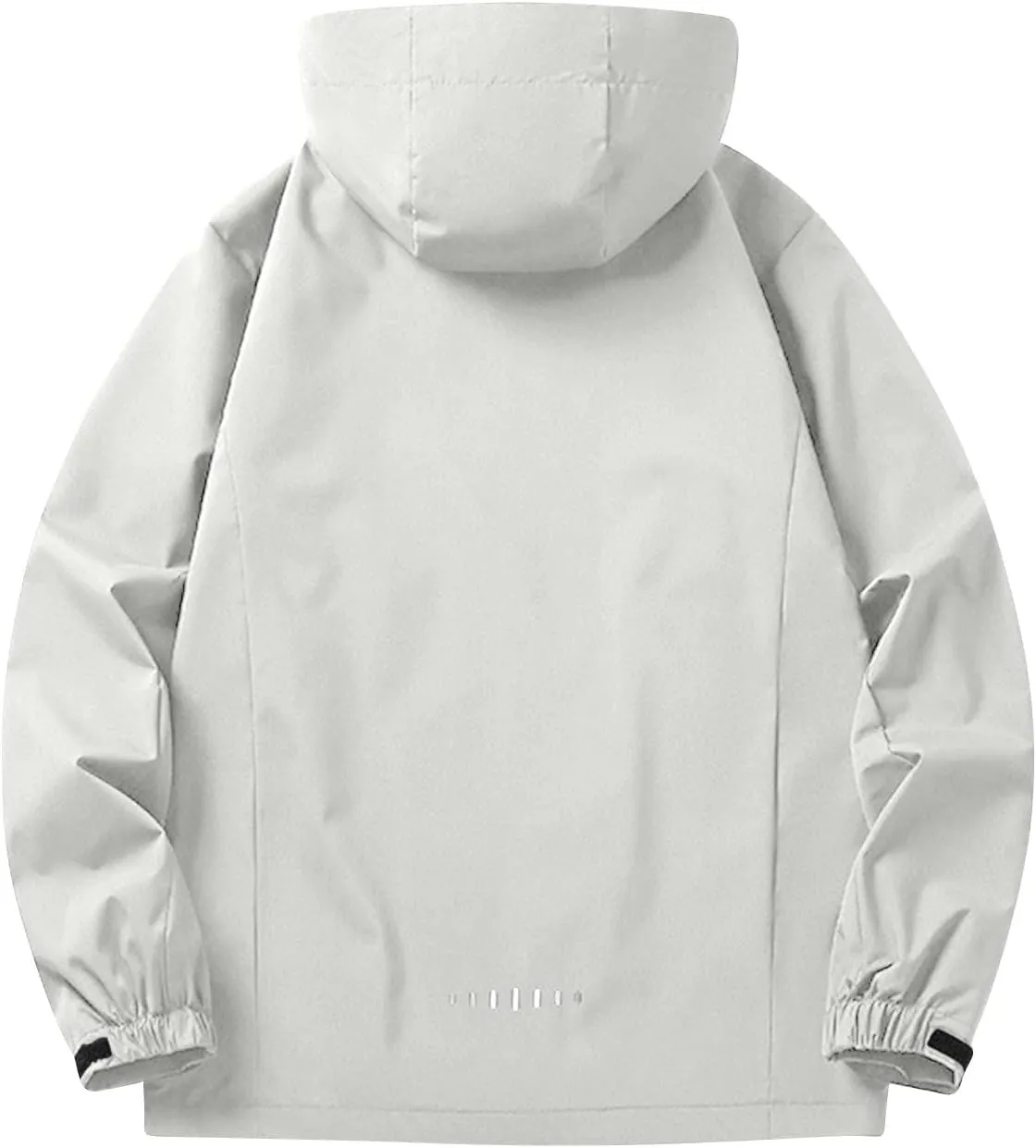 Men's Rain Jacket Light Waterproof Rain Coats Ponchos Sun Protective Outdoor Jacket with Hooded