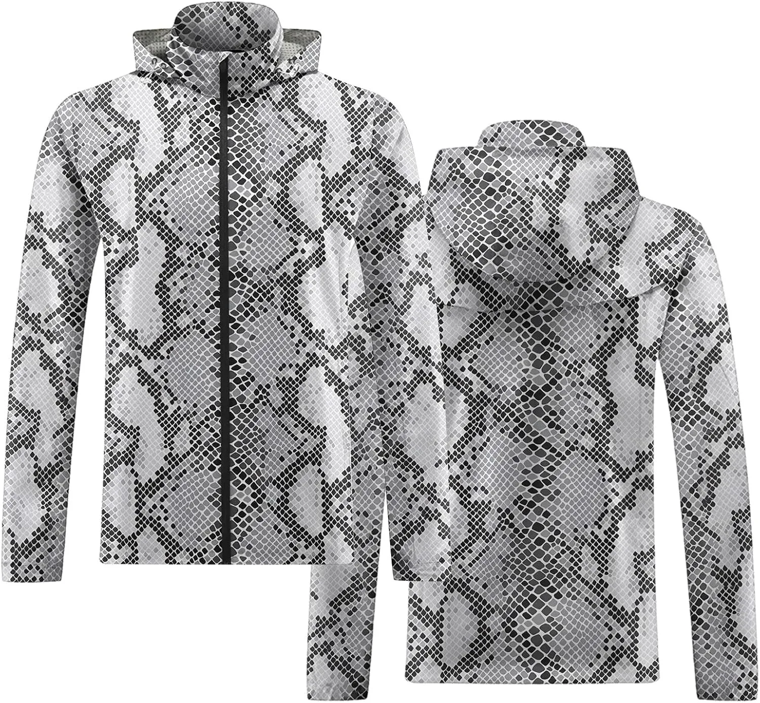 Mens Rain Jackets Waterproof with Hood Windbreaker Hiking Outdoor Raincoats Big and Tall Light Golf Outerwear