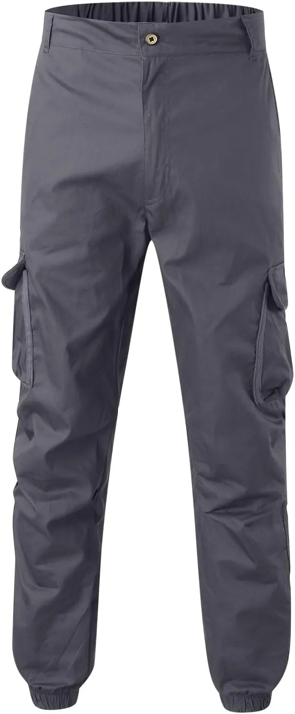 Mens Sweatpants with Pockets Big and Tall Harem Hip Hop Pants Mens Cargo Pants Cotton Sweatpants Fashion Joggers Sports