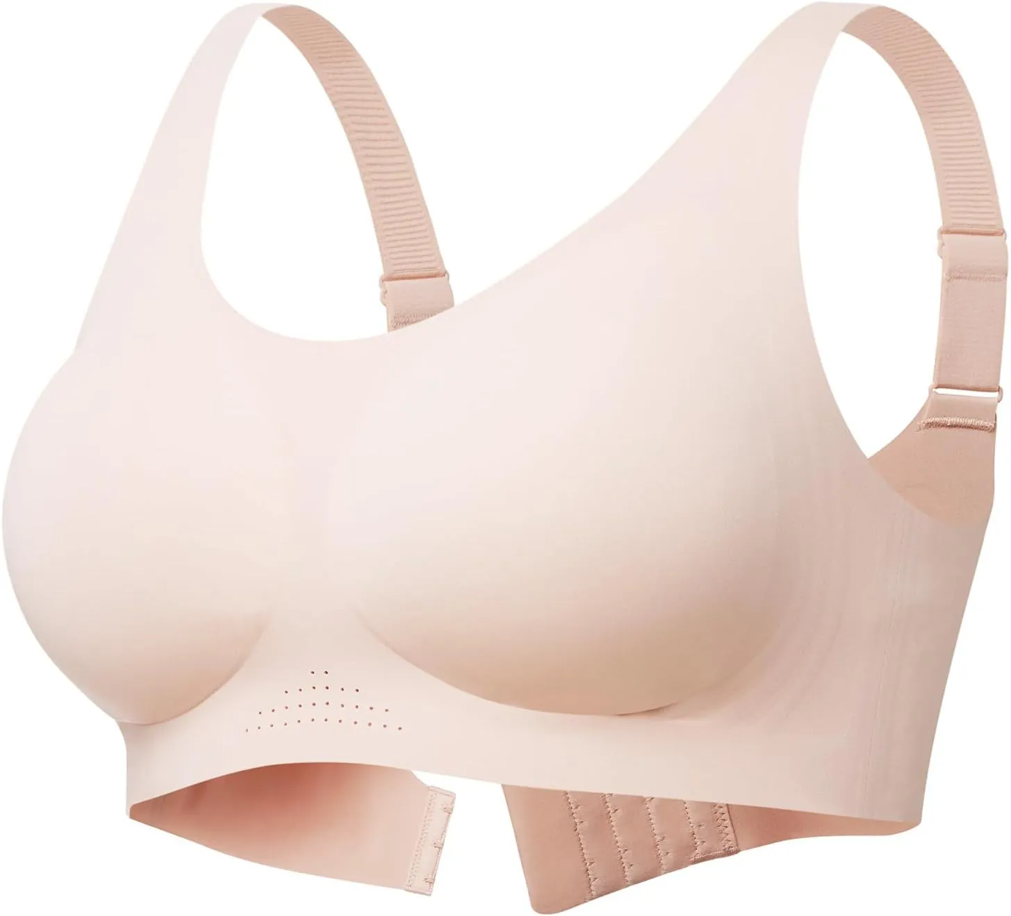 Momcozy Seamless Comfort Bra, Wireless Full-Coverage Everyday Wear, Invisible All-Day Support