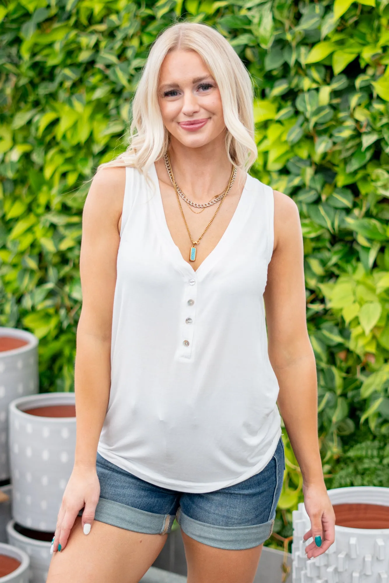 Not Your Typical Basic Knit Tank Top