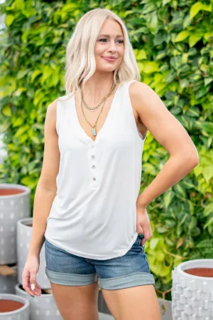Not Your Typical Basic Knit Tank Top