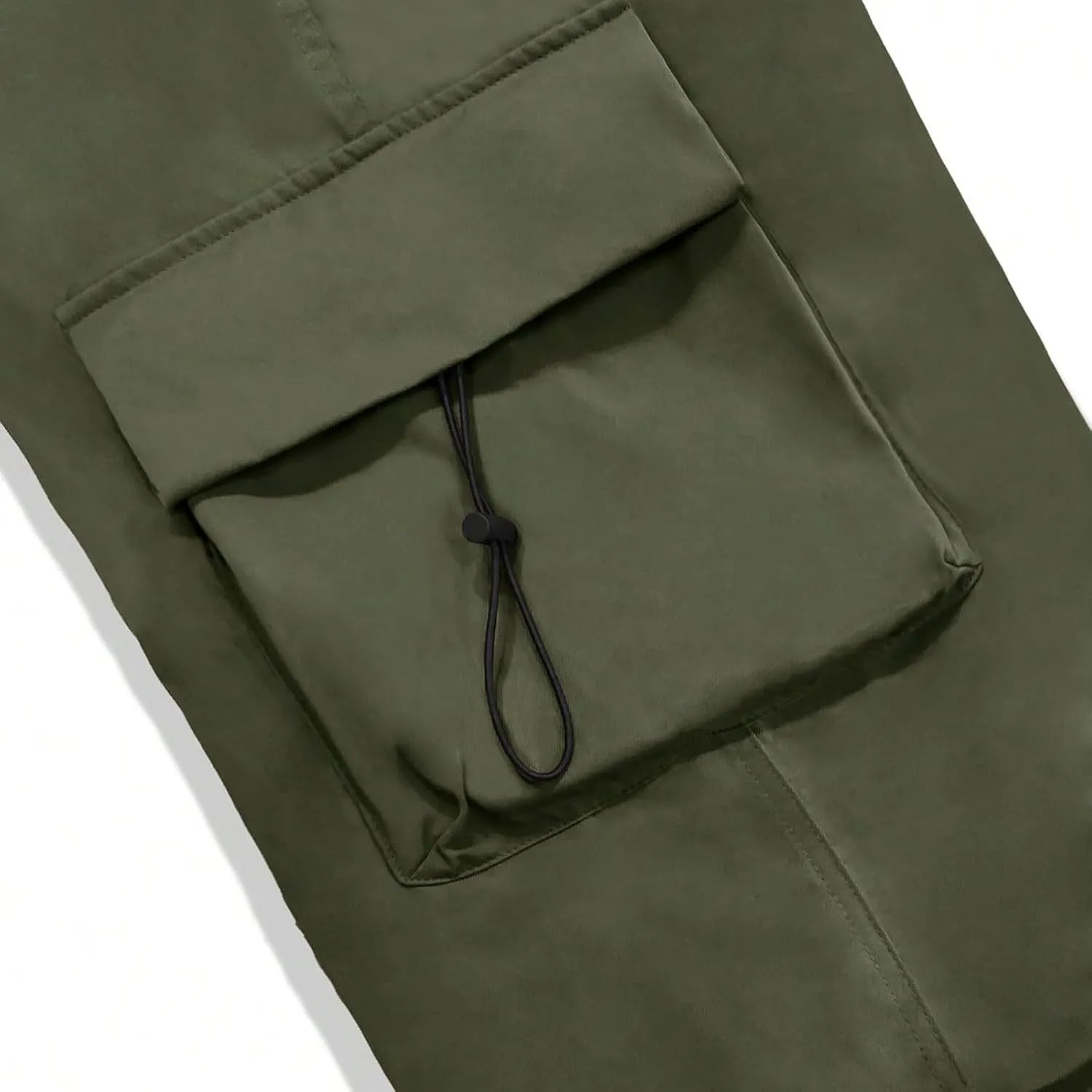 Parachute Pants for Men Shrink-Proof Hip Hop Pant All-Day Comfort Casual Pants Trouser Side Pocket Drawstring Pant
