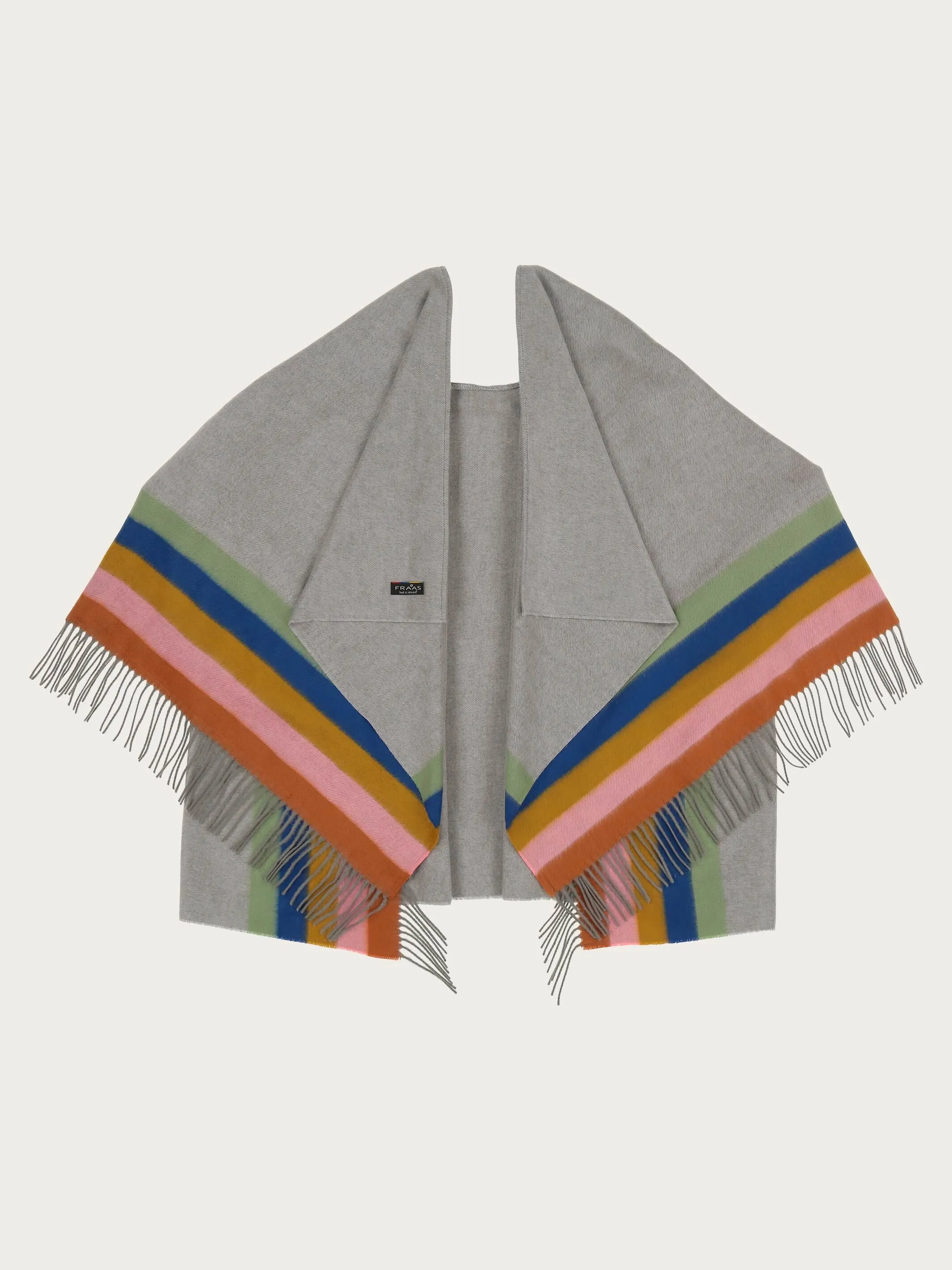 Poncho mit Highlight- Streifen