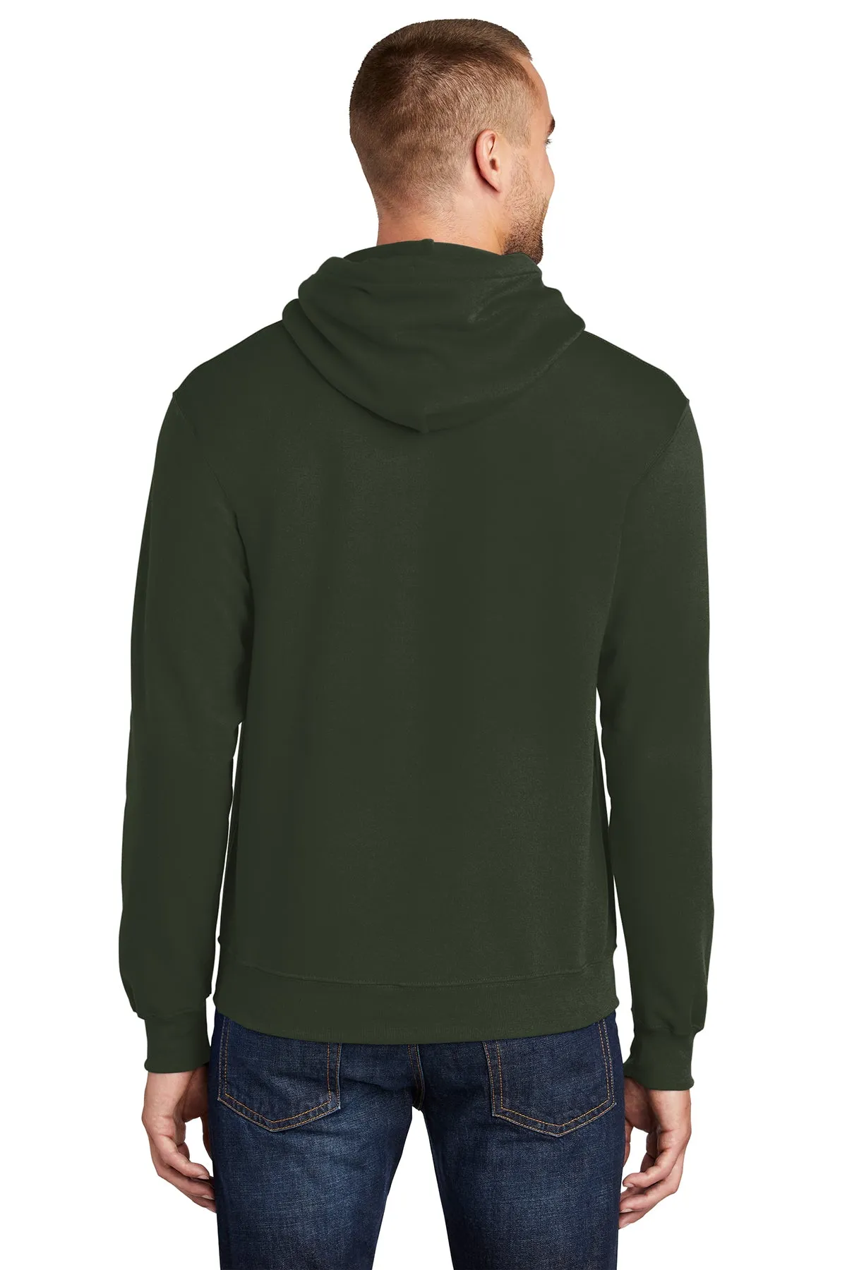 Port & Company Core Fleece Branded Hoodies, Olive