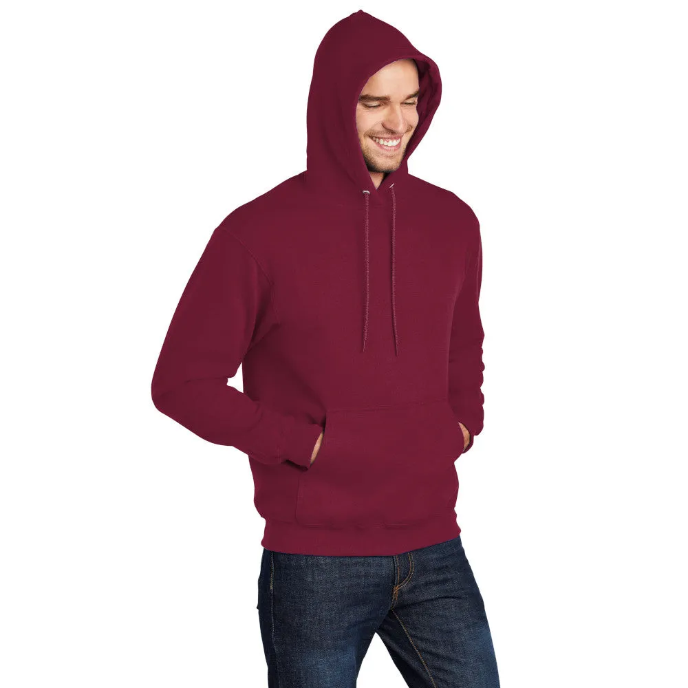 Port & Company® Core Fleece Pullover Hooded Sweatshirt - Cardinal