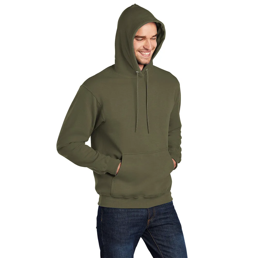 Port & Company® Core Fleece Pullover Hooded Sweatshirt - Olive Drab Green