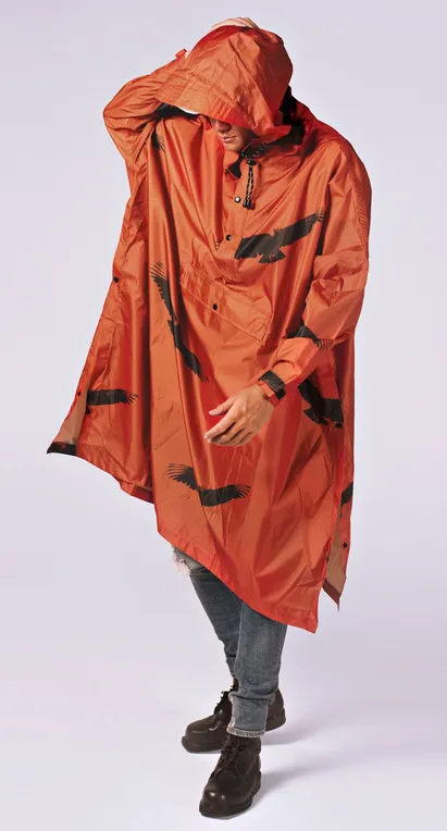 RAINKISS THE BIRDS PONCHO / RAIN JACKET