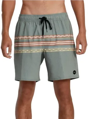 RVCA Men's Standard Elastic Waist 17IN Boardshort - Atlas Elastic | Aloe, Small