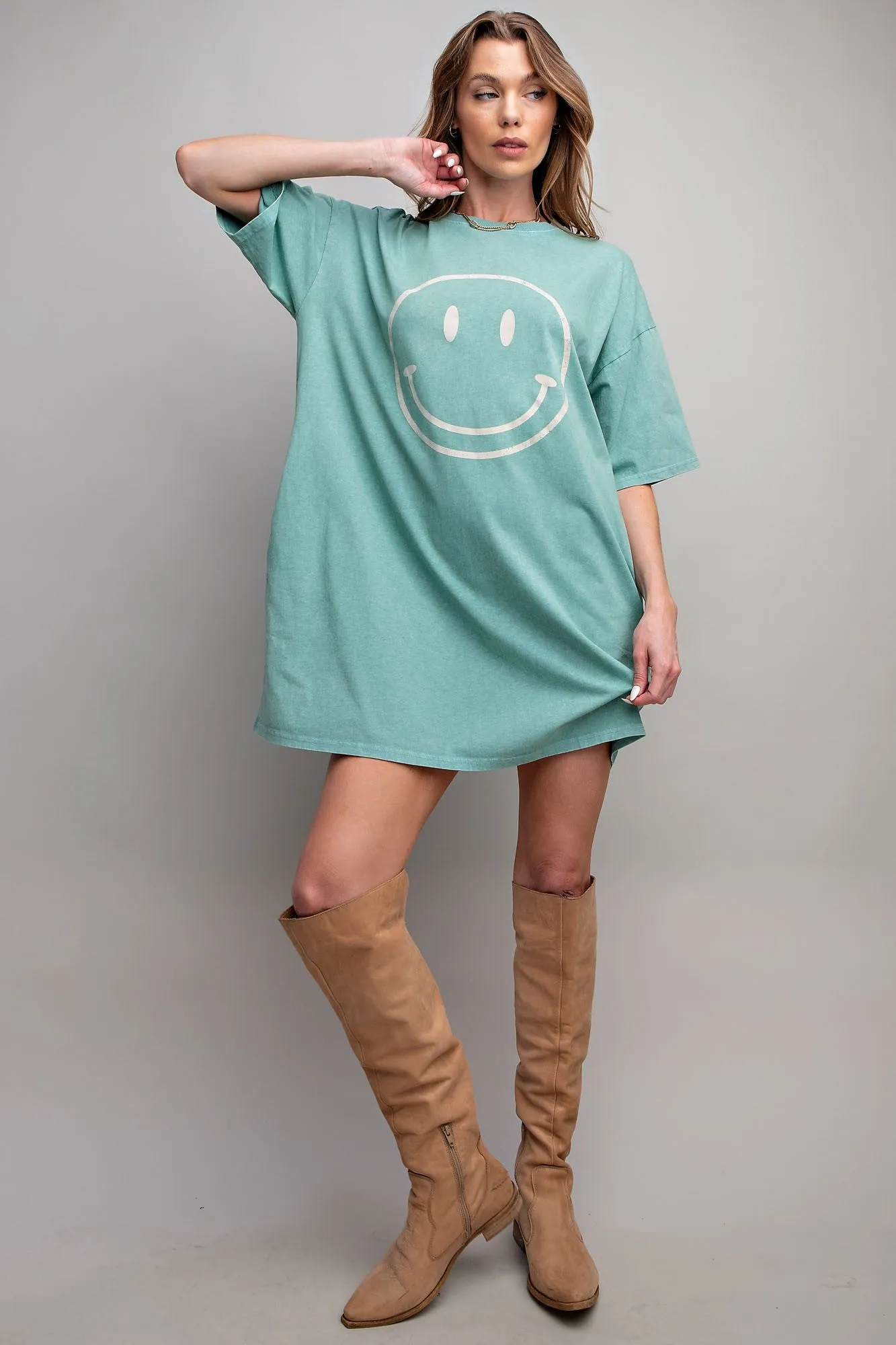 Smiley Face Tshirt Dress