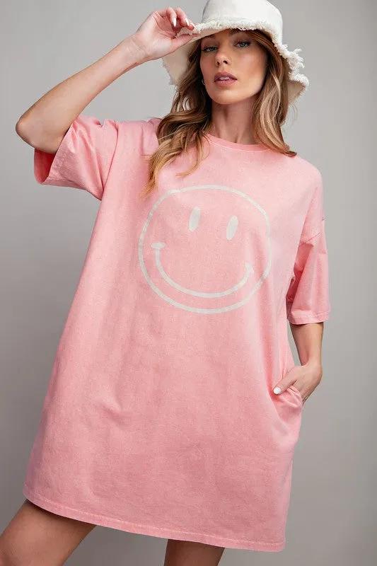 Smiley Face Tshirt Dress