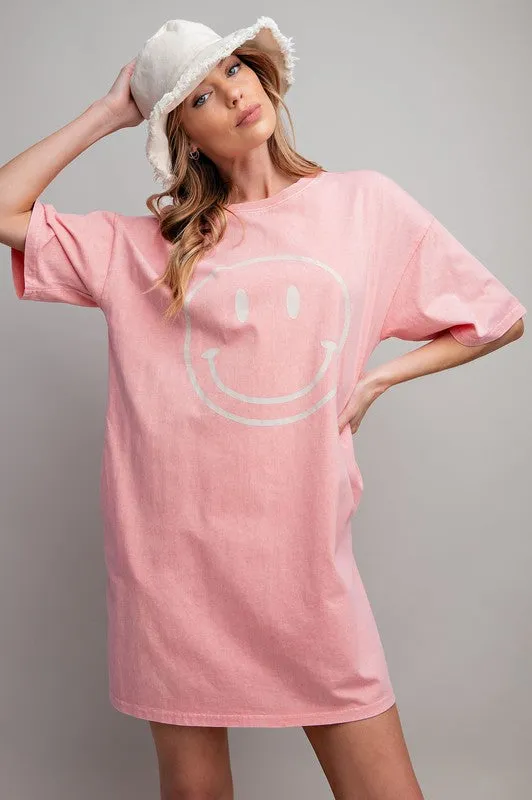 Smiley Face Tshirt Dress