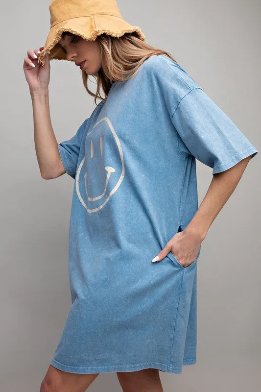 Smiley Face Tshirt Dress