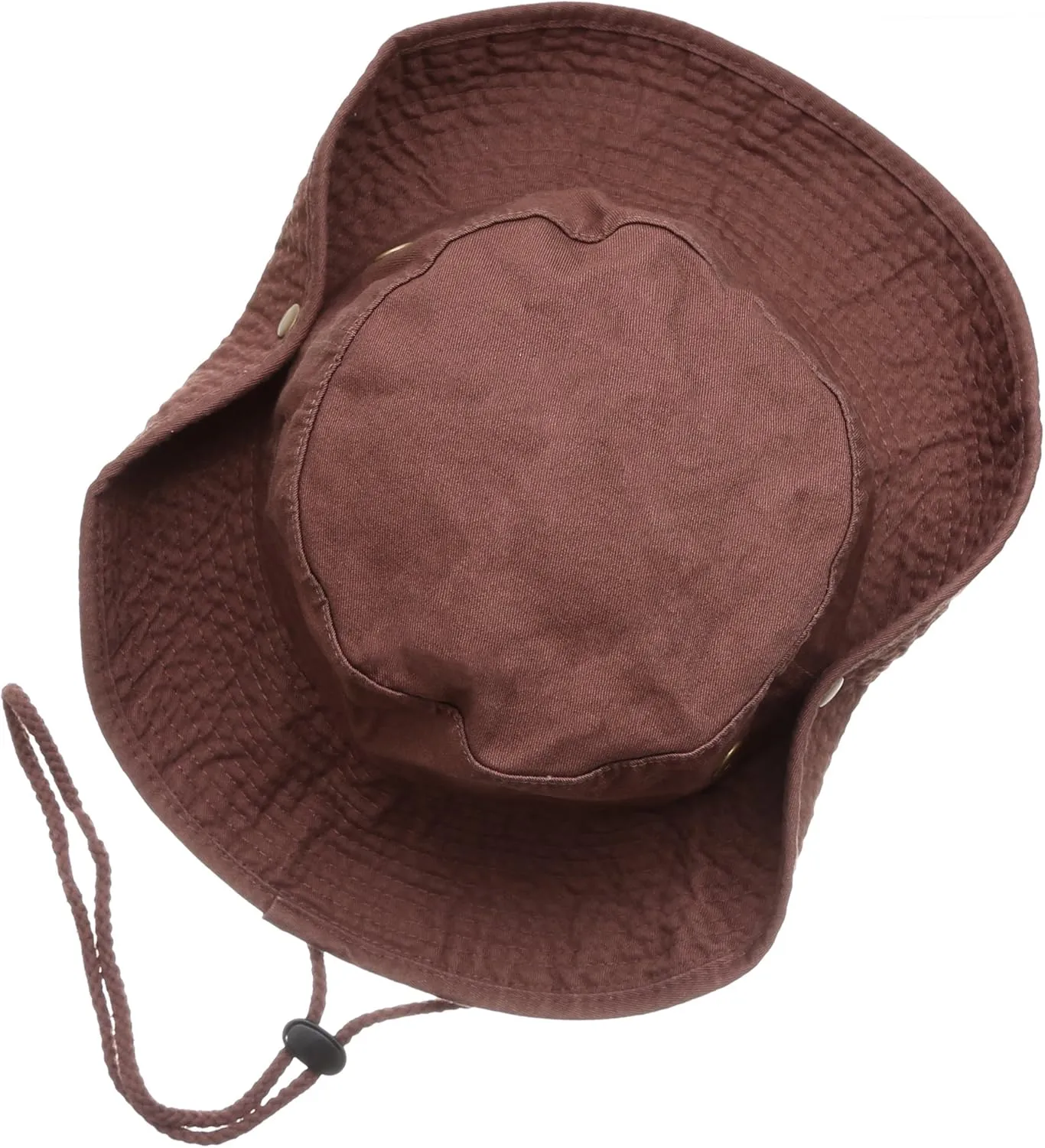 Summer Outdoor Boonie Hunting Fishing Safari Bucket Sun Hat with Adjustable Strap