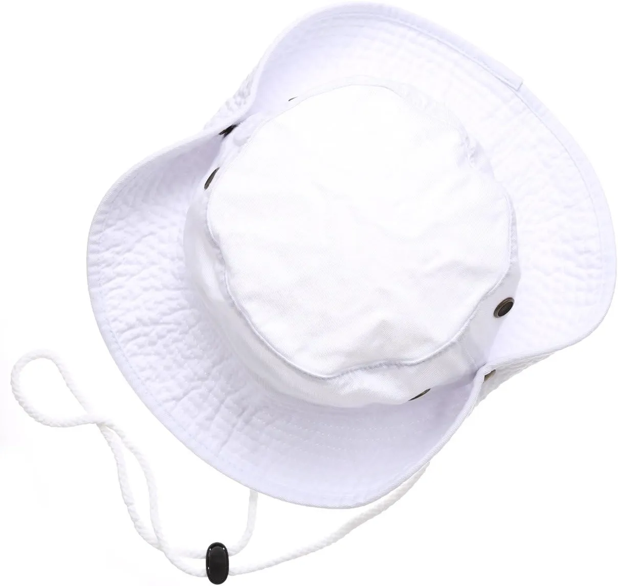Summer Outdoor Boonie Hunting Fishing Safari Bucket Sun Hat with Adjustable Strap
