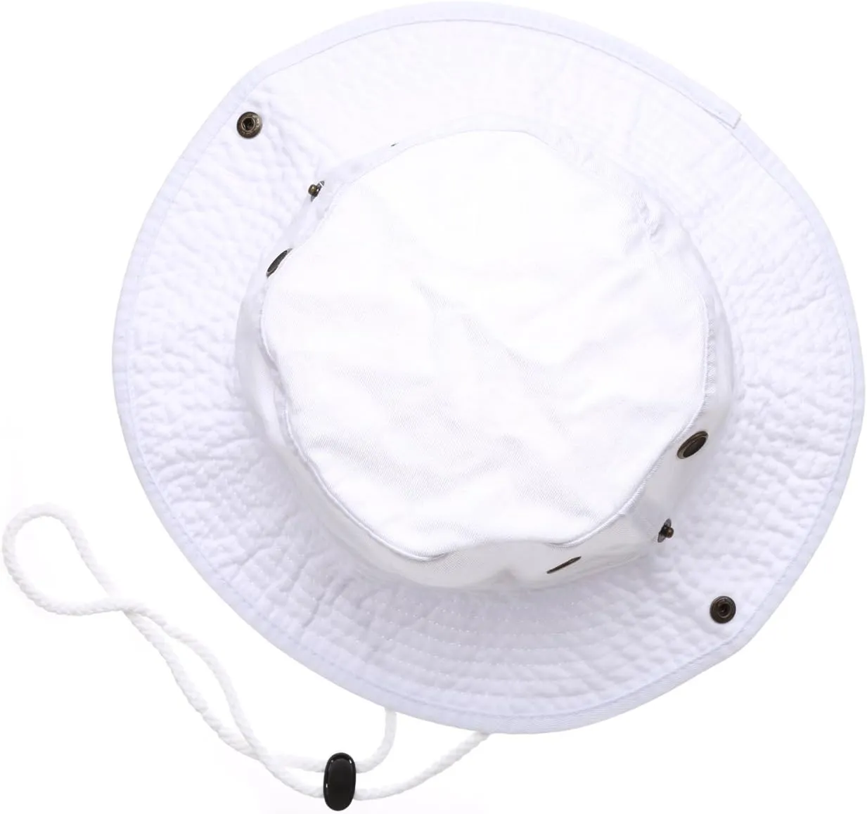 Summer Outdoor Boonie Hunting Fishing Safari Bucket Sun Hat with Adjustable Strap