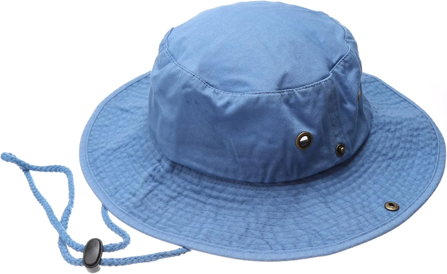 Summer Outdoor Boonie Hunting Fishing Safari Bucket Sun Hat with Adjustable Strap