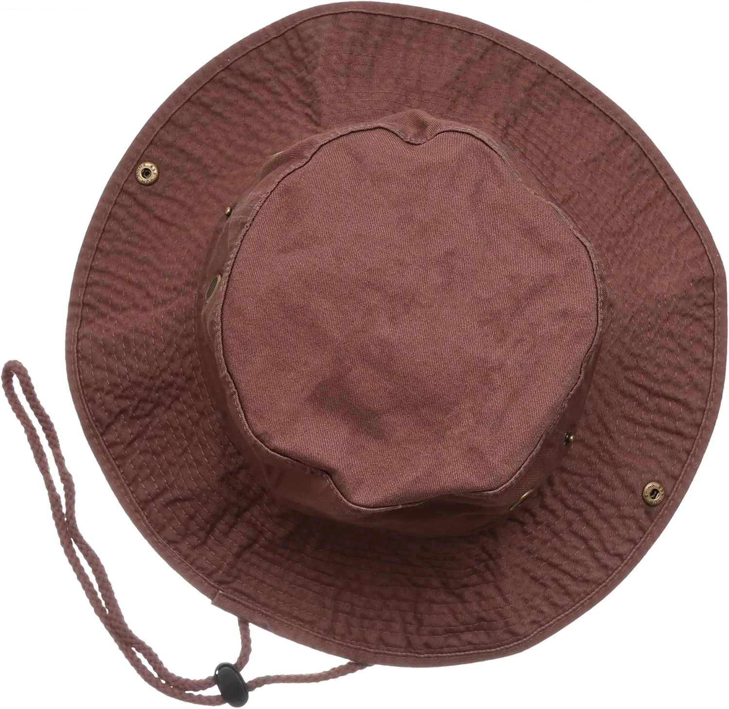Summer Outdoor Boonie Hunting Fishing Safari Bucket Sun Hat with Adjustable Strap