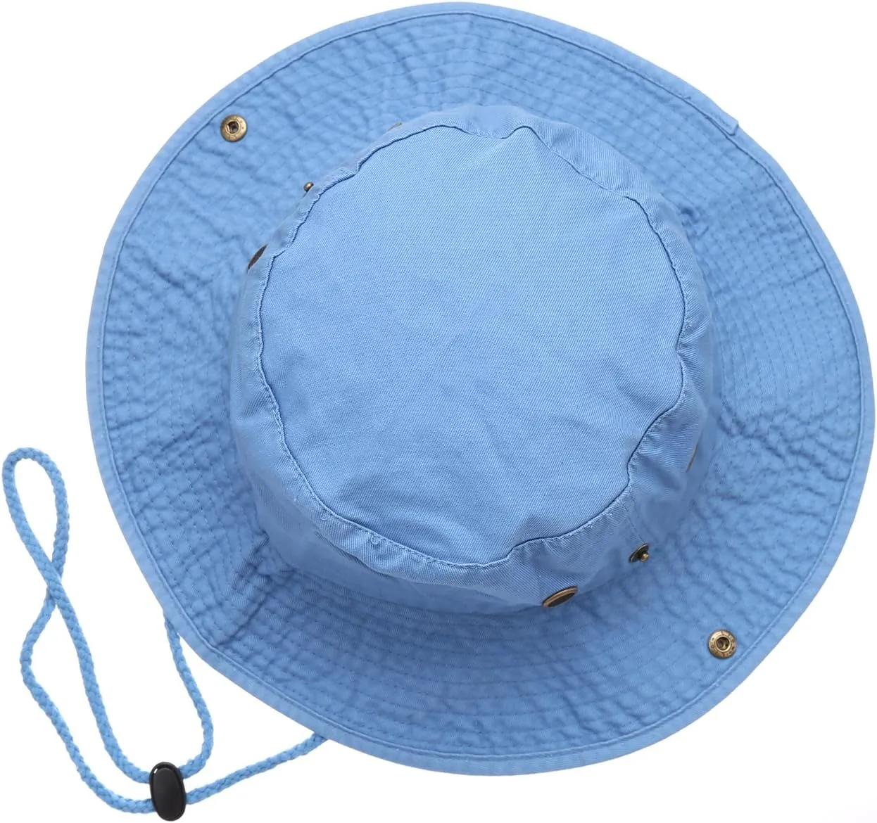 Summer Outdoor Boonie Hunting Fishing Safari Bucket Sun Hat with Adjustable Strap