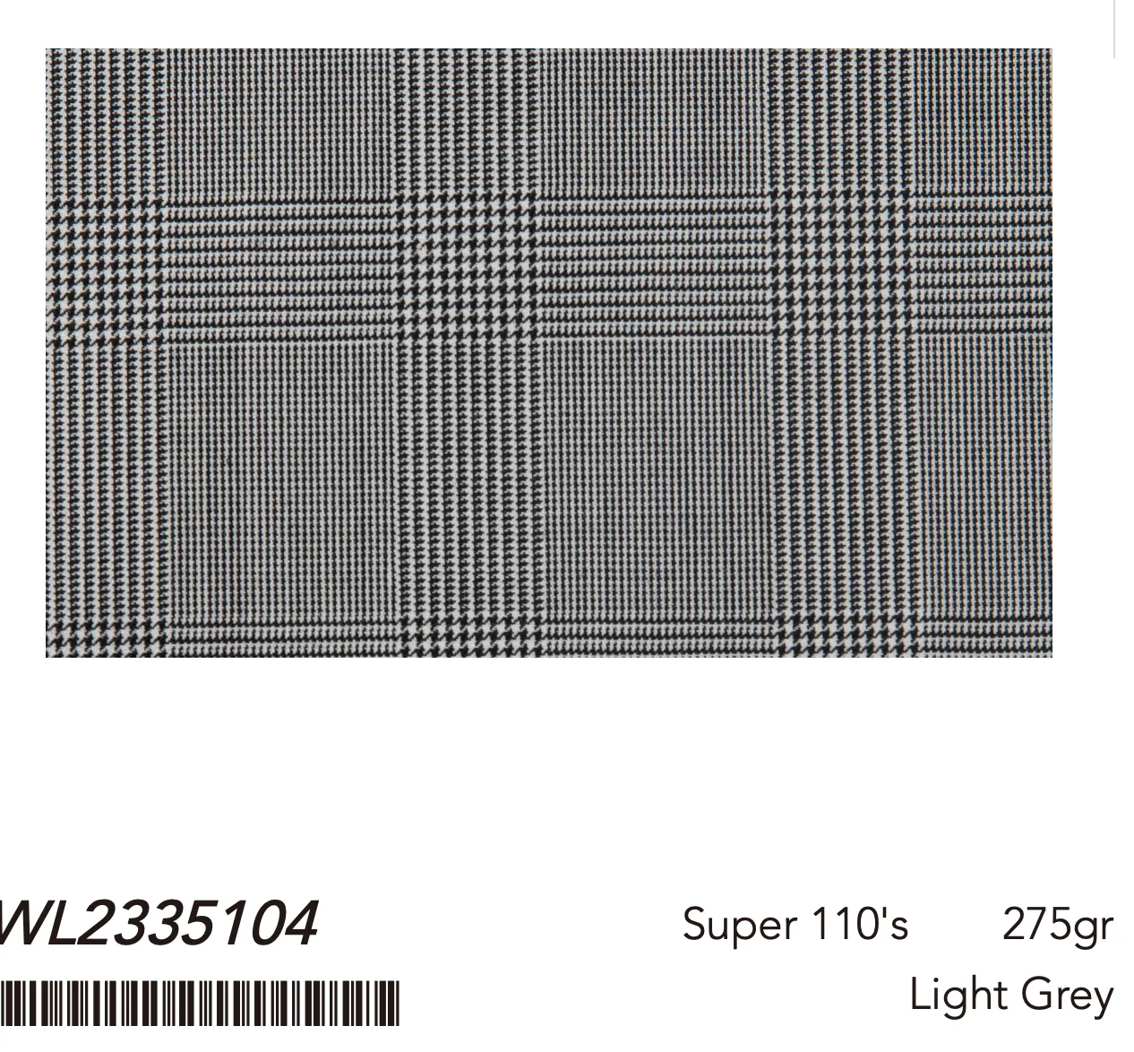 Super 110 Wool Classic Plaid Custom Suits