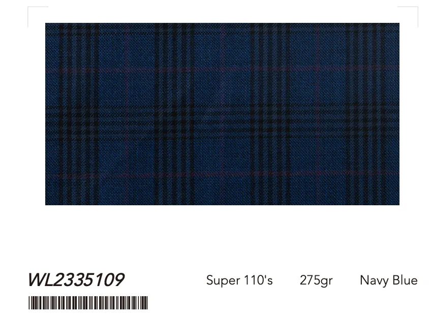 Super 110 Wool Classic Plaid Custom Suits