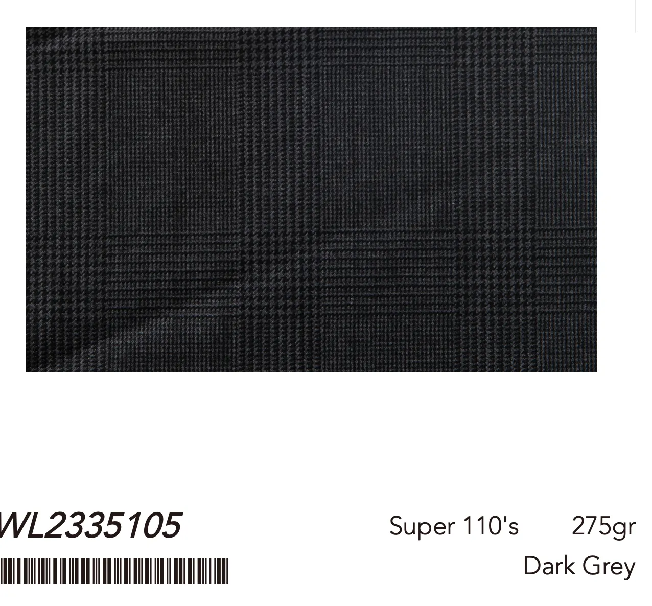 Super 110 Wool Classic Plaid Custom Suits