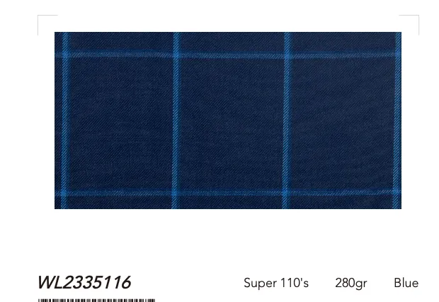 Super 110 Wool Classic Plaid Custom Suits