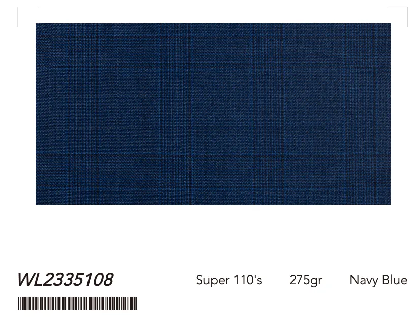 Super 110 Wool Classic Plaid Custom Suits