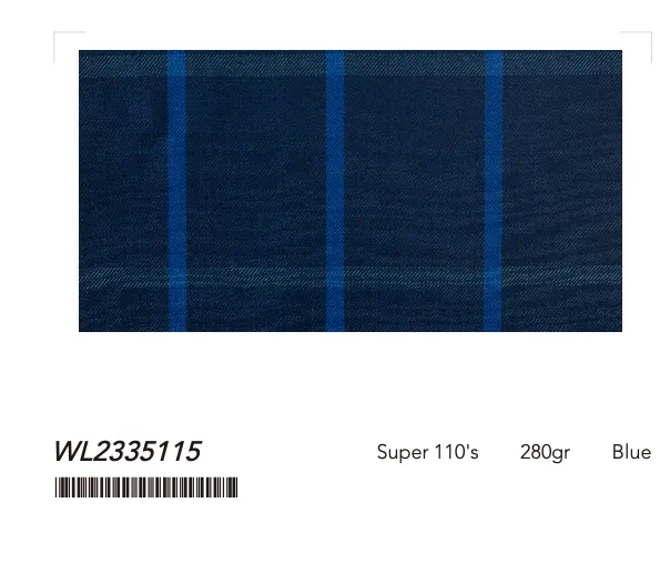 Super 110 Wool Classic Plaid Custom Suits