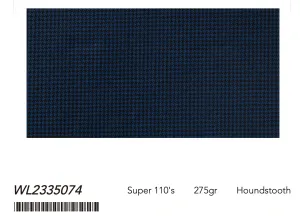Super 110 Wool Houndstooth Custom Suits