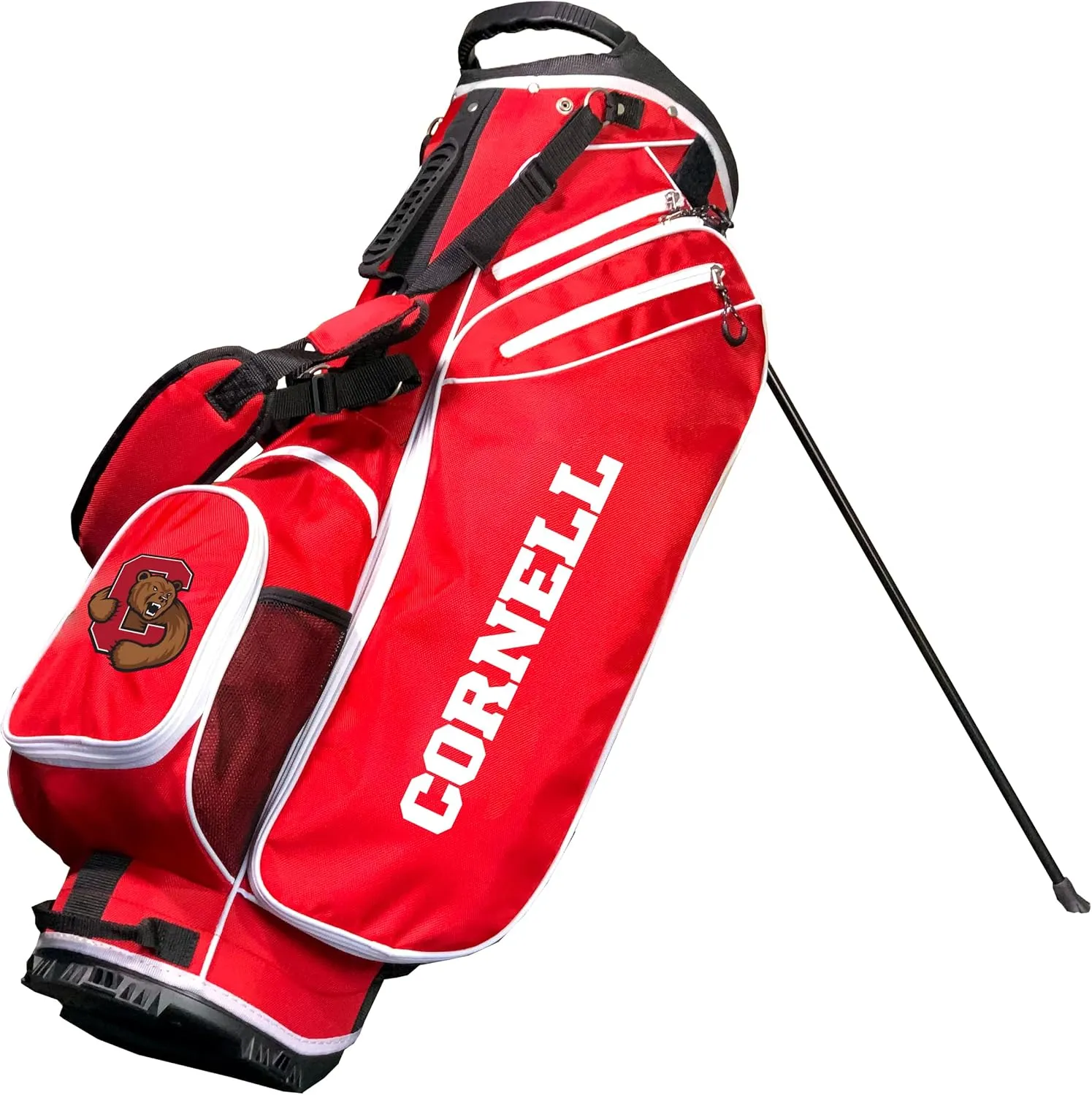 Team Golf NCAA Team Golf NCAA Birdie Stand Golf Bag, Lightweight, 14-Way Club Divider, Spring Action Stand, Insulated Cooler Pocket, Velcro Glove and Umbrella Holder & Padded Handles