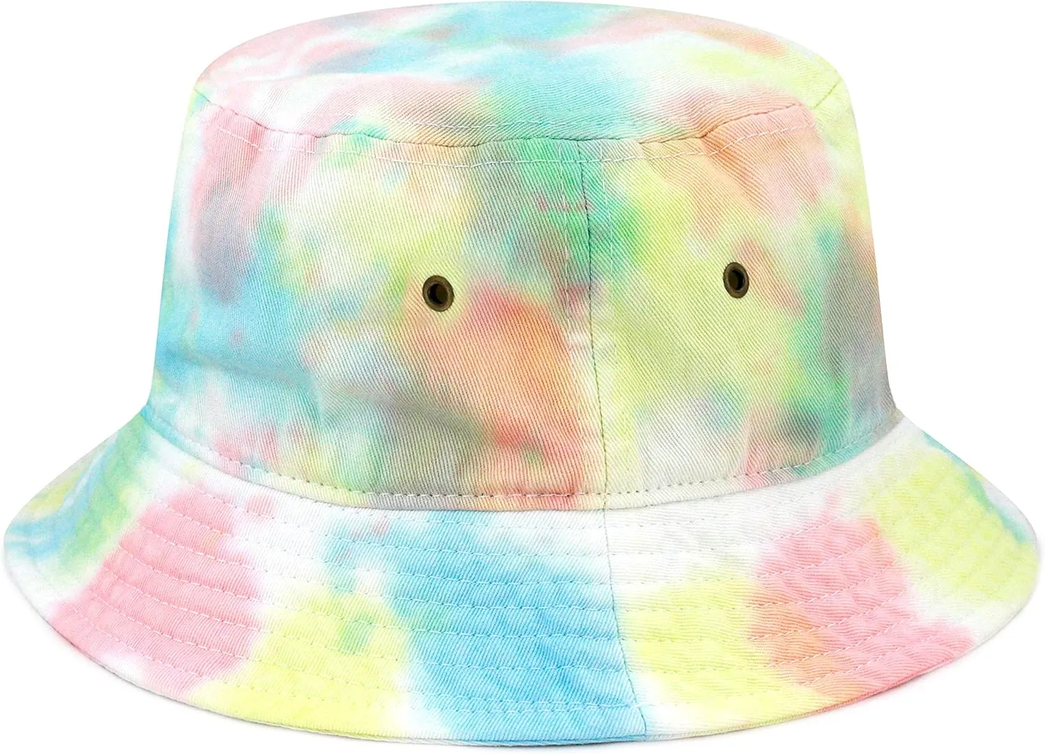 The Hat Depot Bucket Hat - Unisex 100% Cotton & Denim UPF 50 Packable Summer Travel Beach Sun Hat