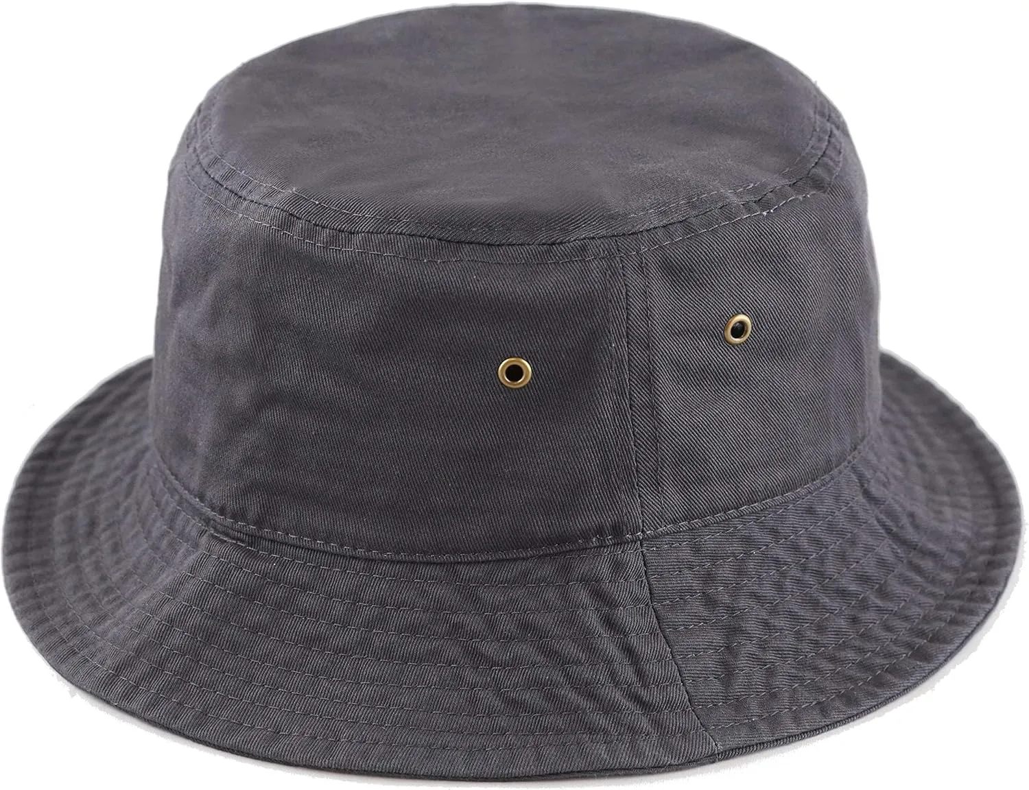 The Hat Depot Bucket Hat - Unisex 100% Cotton & Denim UPF 50 Packable Summer Travel Beach Sun Hat