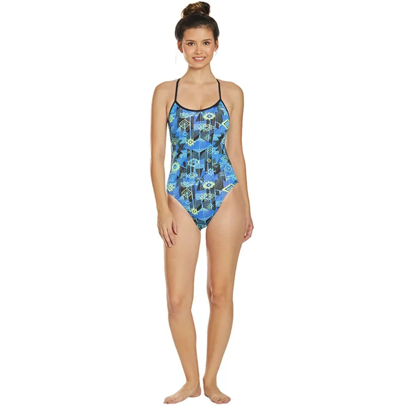 TYR - Azoic Trinityfit Ladies Swimsuit - Blue/Multi