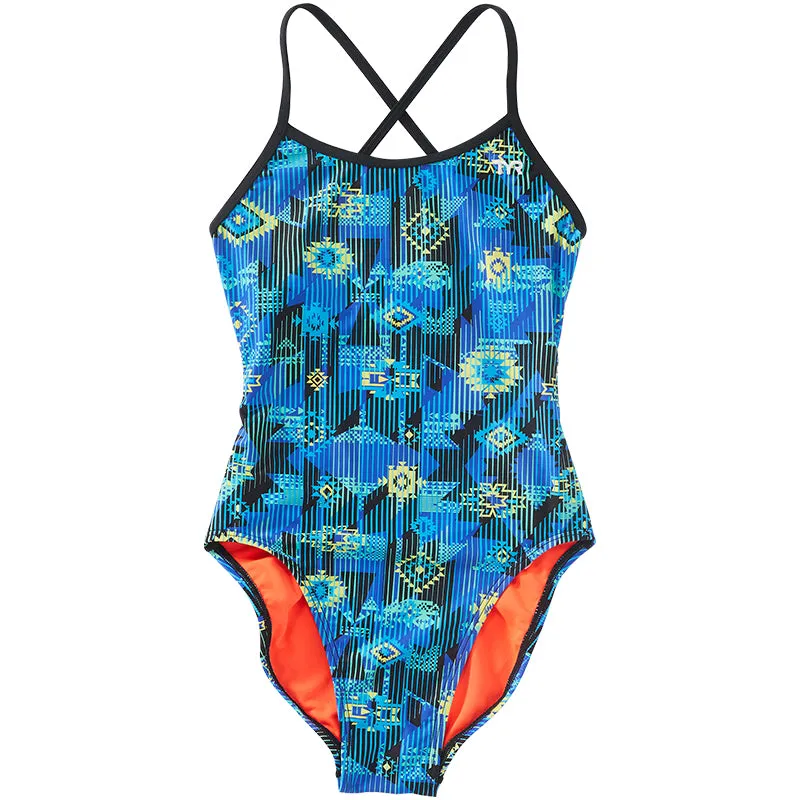 TYR - Azoic Trinityfit Ladies Swimsuit - Blue/Multi