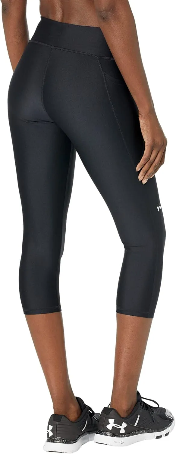 Under Armour Women's HeatGear Mid Pocketed Capri