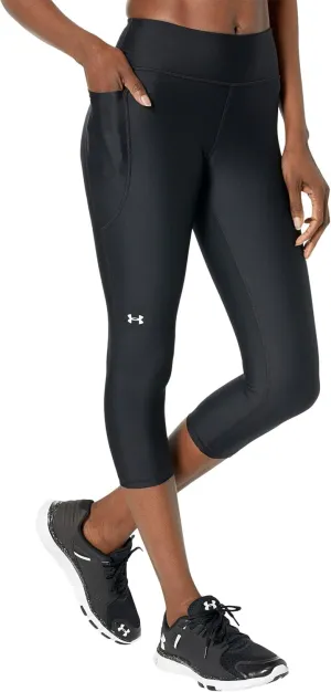 Under Armour Women's HeatGear Mid Pocketed Capri