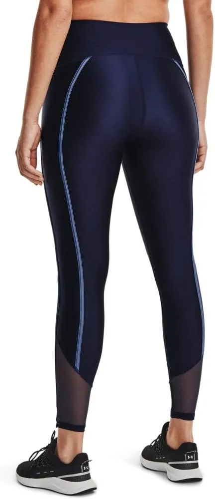 Under Armour Women's HeatGear Shine Mesh Pocketed Leggings