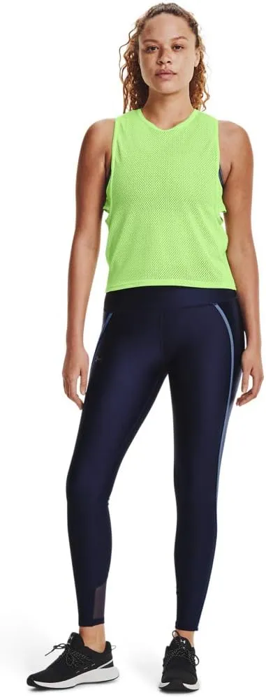 Under Armour Women's HeatGear Shine Mesh Pocketed Leggings