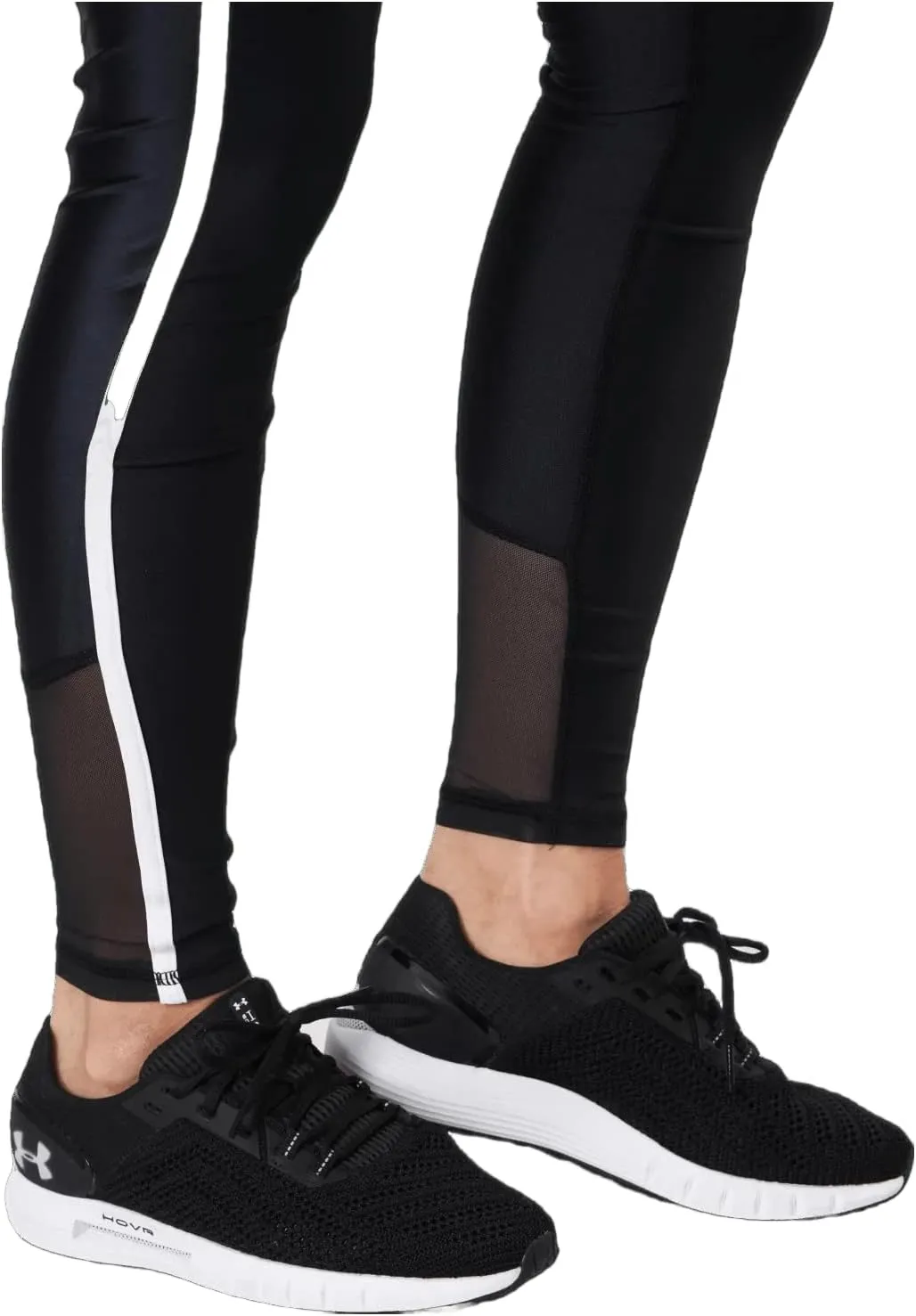 Under Armour Women's HeatGear Shine Mesh Pocketed Leggings