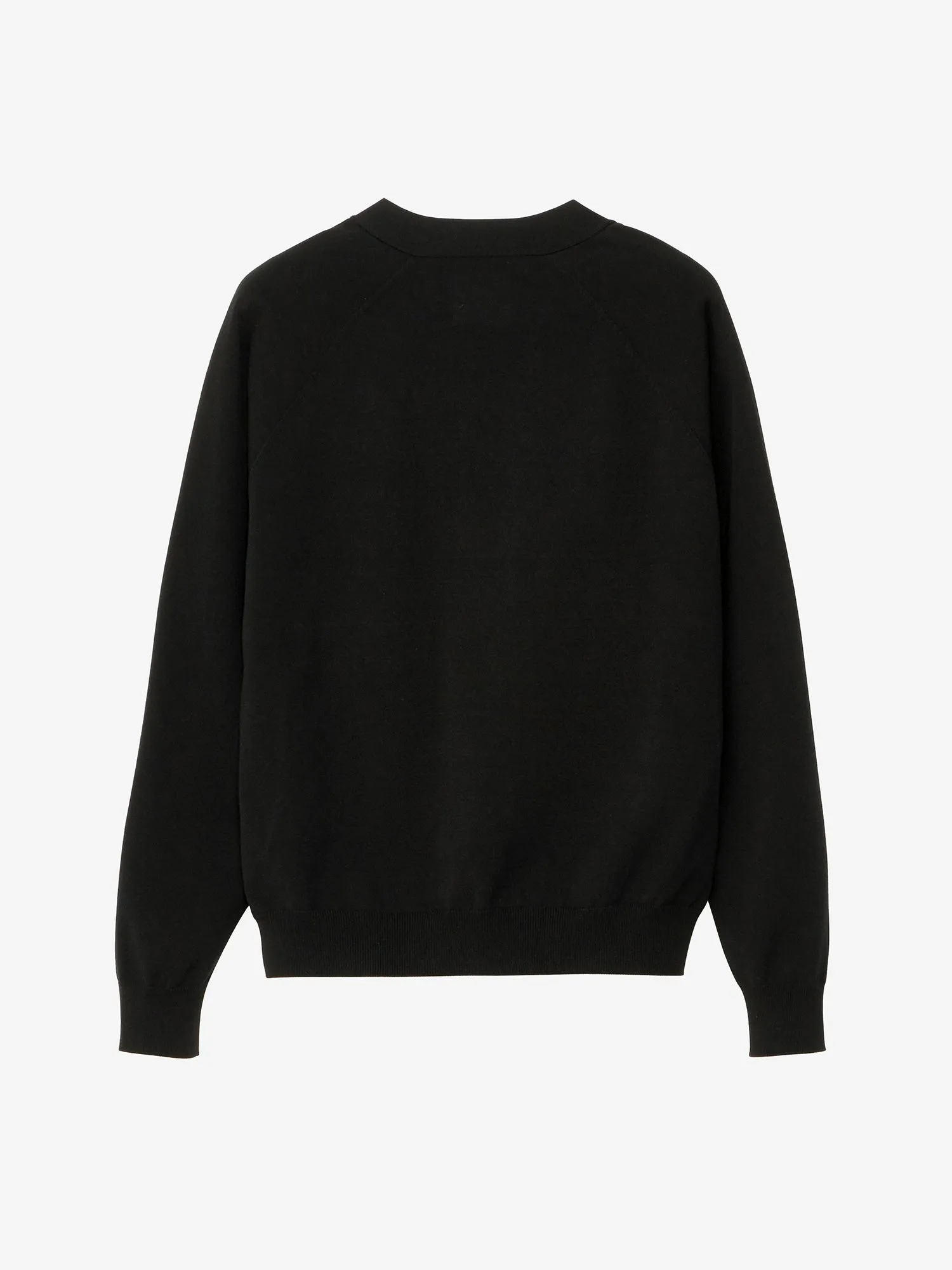 Wholegarment Wool Knit Cardigan