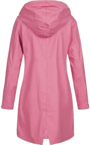 Womens Light Weight Rain Coats Zip Up Casual Packable Lightweight with Hood Travel Jacket with Pockets