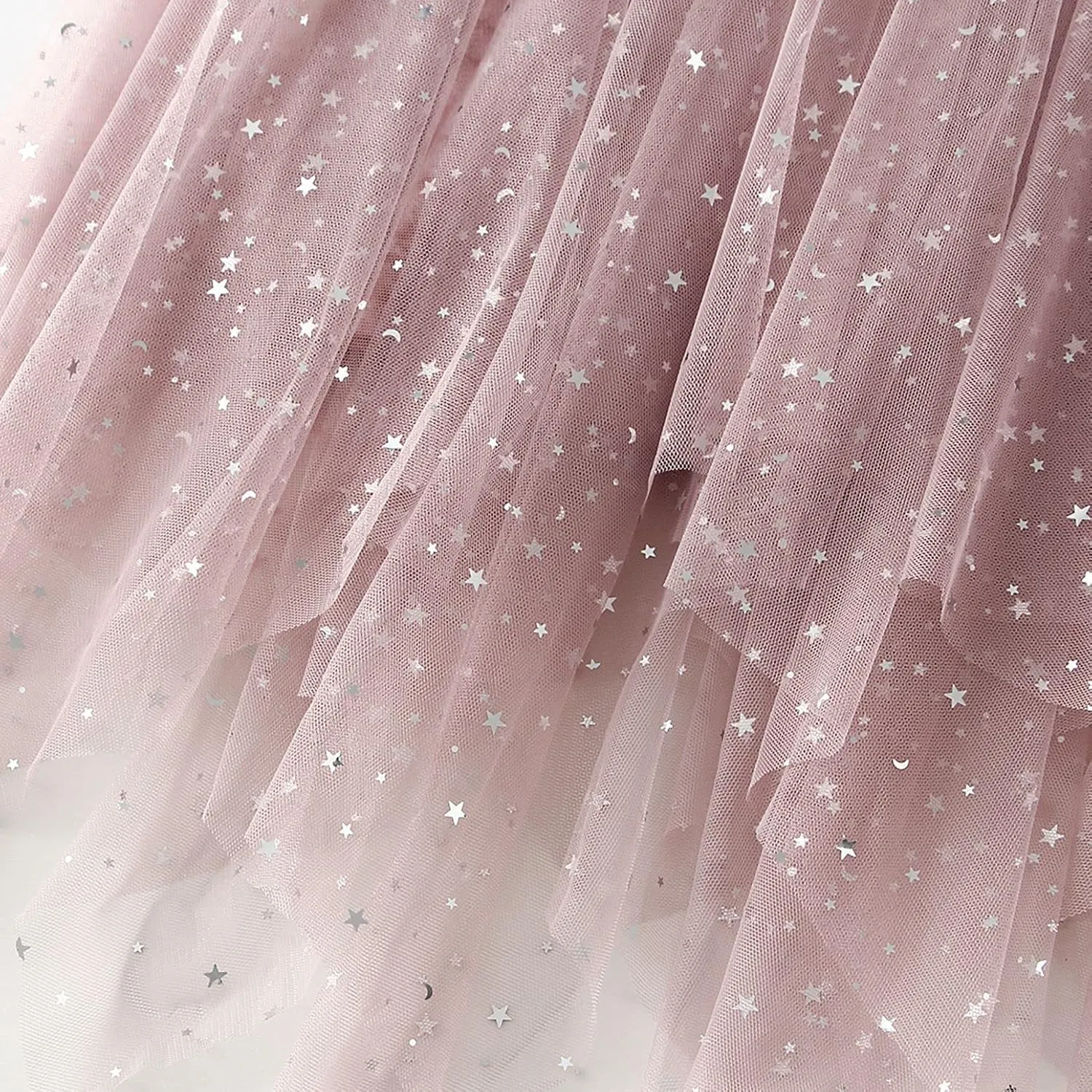 Women's Tutu Tulle Skirt Pleated Skirt Midi Velvet Holiday Elastic Waist Mesh Fall Elastic Tulle Skirt