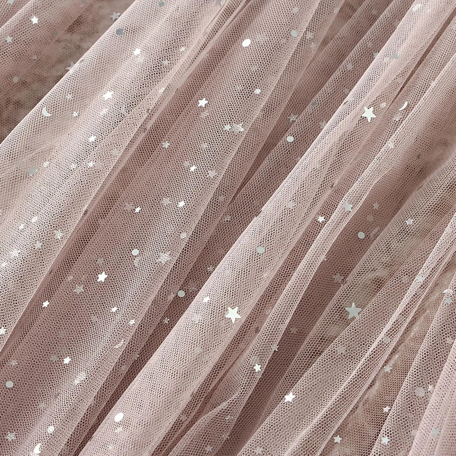 Women's Tutu Tulle Skirt Pleated Skirt Midi Velvet Holiday Elastic Waist Mesh Fall Elastic Tulle Skirt