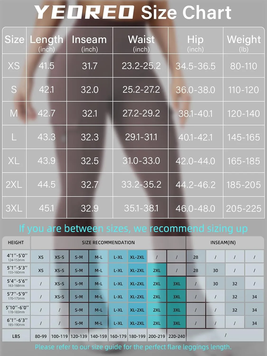 YEOREO CoreFlex Women Workout Flare Leggings with Pockets Hidden Scrunch High Waisted Cargo Gym Yoga No Front Seam Leggings